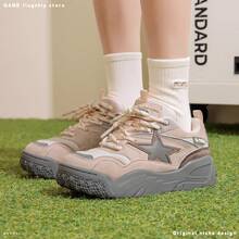 Q-AND Women's Platform Sneakers 2026 New Autumn Shoes Retro Chunky Sneakers Niche Pink Chunky Shoes - Light Pink - View 4