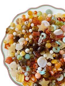 Jelly Dyed Slow Sound Bead Mixed Series, Various Acrylic DIY Handmade Jewelry Bracelets, Necklaces, Earrings, Hair Accessories, Bead Materials - Multicolor - View 6