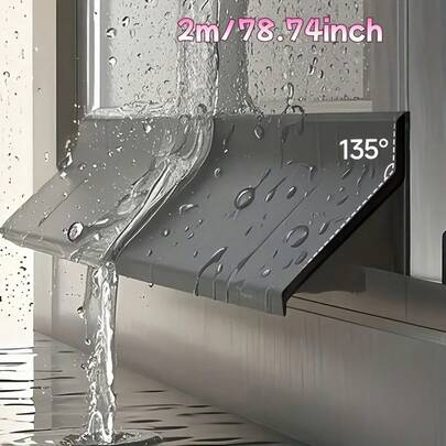 1pc Window Rain Visor, Outdoor Window Waterproof Seal Strip, Prevent Rain Leakage