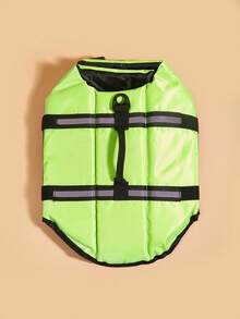 BONAPET Summer Pet High Buoyancy Adjustable Life Jacket, Cat & Dog Swimming Vest - Green - View 11