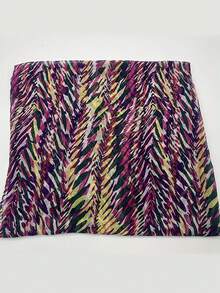 1pc Balinese Chiffon Printed Floral Scarf - S15439-blue - View 2