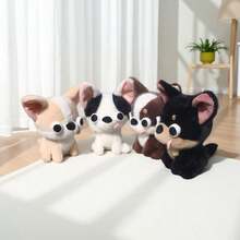 1pc Funny Chihuahua Dog Plush Doll, Small Chihuahua Desktop Pet Decor, Children's Festival Gift - Multicolor - View 8