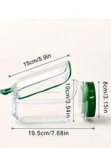 1 pièce Boîte à salade, grande capacité, étanche, boîte à salade verticale à ouverture latérale étanche et à couches, avec récipient à assaisonnement intégré, réutilisable, boîte à lunch portable, convient pour le bureau, le pique-nique et les voyages. Nécessités domestiques et quotidiennes, fournitures de cuisine et de salle à manger. Pratique et commode - Multicolore - Voir 11