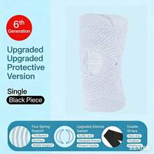 Băng bảo vệ đầu gối cải tiến của Nhật Bản - Đai nén đầu gối tăng cường, thế hệ thứ 4 hỗ trợ đầu gối với độ ổn định, thoáng khí và khả năng điều chỉnh, phù hợp với hầu hết các môn thể thao, cũng là món quà lý tưởng cho các dịp lễ hoặc sinh nhật. Hãy nhớ gập chân khi đeo. - Nhiều màu - Xem 18