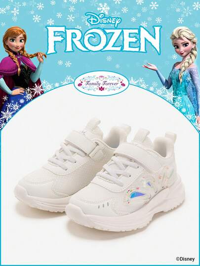 Disney Authorized collaboration with Frozen | A pair of  children's sports shoes, including  Princess sports shoes, Anna Princess sports shoes, and Arendelle Princess sports shoes, supitable for daily out sports, sidables, sueduitable for outekstable, san sports shoes, superitable for didables, sports shoes, superitable for didables, sports shoes, superitable for didables. wear-resistant, and breathable to the soles of the feet (children's sports shoes, children's shoes, girls' shoes, girls' shoes)