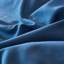 1pc Ruffled Soft Brushed Bed Skirt (Pillow Case Not Included) - Mysterious Blue - View 6