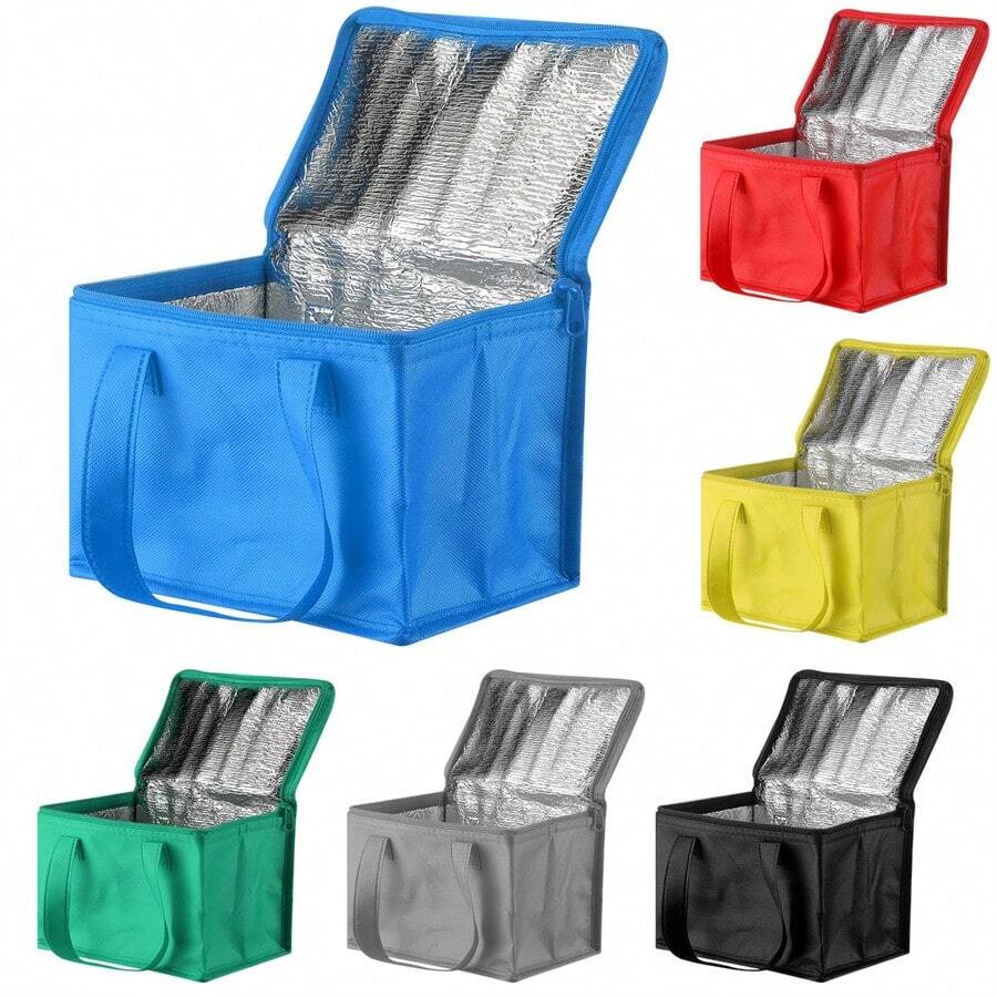 Túi giữ nhiệt cỡ cực lớn: Giữ thực phẩm/đồ uống nóng/lạnh trong nhiều giờ - Túi đựng đồ tạp hóa tái sử dụng, túi giữ lạnh mềm mại, khóa kéo bền chắc.