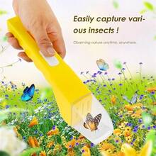 1pc Rapid Release Insect Capture Tool, Humane Insect Observation Container With Transparent Window 27cm, No-Contact Insect Catching For Nature Exploration - A - View 11