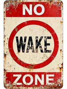 Vintage Metal Tin Sign Notice Closed For The Day 1 Funny Tin Sign Wall Art For Home, Office & Classroom Decor Poster 8x12 Inch - A18 - 查看 2