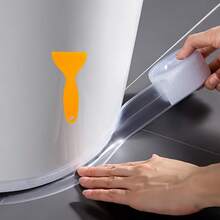 透明硅胶厨房浴室密封胶带套装（含工具） - 自粘防水防霉缝隙填充条，适用于台面、炉灶、水槽 - 多用途透明密封条 - 多色 - 查看 2