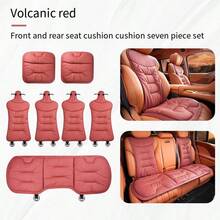 Cojines de asiento de automóvil de alta calidad, transpirables para las cuatro estaciones, resistentes al agua, adecuados para accesorios de cojín de asiento de BMW - Multicolor - Ver 6