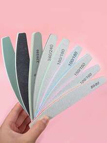 10pcs Professional Nail Grinding & Shaping Tool Kit, Nail Files, Buffers, Manicure Care Set - Multicolor - View 4