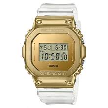 Casio Men's G-Shock Quartz Watch, Gold Waterproof Watch, GM-5600SG-9PR - Gold - View 1