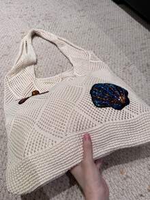 Sac de plage pour vacances d'été, sac fourre-tout de grande capacité, sac à épaule élégant et pour femmes, sac de voyage essentiel, cadeau pour demoiselle d'honneur, sac-repas pour étudiants, sac à main pour femmes d'affaires - Multicolore - Voir 3
