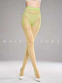 1 đôi quần legging nữ cổ điển đa năng - Màu xanh chanh - Xem 8