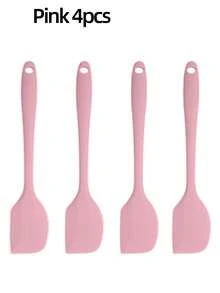 Bộ 4 thìa vét kem bằng silicon, thìa vét mayonnaise nhỏ, thìa vét bơ, dụng cụ làm bánh, màu sắc Bắc Âu nhiều màu, thìa vét silicon nhỏ nguyên khối, chịu nhiệt, chống dính, dễ vệ sinh, thích hợp cho gia đình, nhà hàng, cửa hàng tráng miệng, bộ dụng cụ làm bánh nhà bếp nhỏ. - Nhiều màu - Xem 16