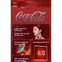 Coca Cola 可口可乐 CX01 入耳式蓝牙耳机，支持 6.0 环绕立体声和麦克风 - 查看 3