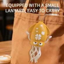 发条章鱼跳舞玩具，手动上弦，爬行跳舞机制，可漂浮在浴缸中，亲子互动减压吊坠，适合3岁以上男孩女孩的生日礼物 - 彩色 - 查看 1