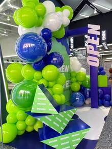 84/126/167/230/314pcs Mint Green Balloons - 18"/12"/10"/5" Mint Green Latex Balloon Arch/Garland Set, Suitable For Wedding, Birthday Party, Baby Shower, Gender Reveal, Graduation, Halloween, Dinosaur, Jungle, Golf, Soccer Themed Decoration - View 5