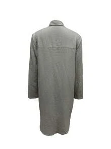 Women's Solid Color Casual Long Sleeve Button-Up Shirt Spring - Grey - View 7