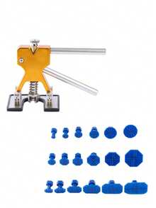 18pcs Car Dent Repair Tool Kit (Including Dent Puller) - Paintless Dent Removal Tool Set For Car Body Dents, Dings, Hail Damage Repair - A - View 9