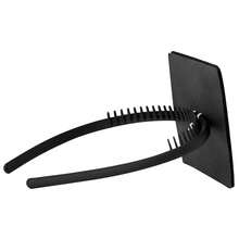 1/2个超强毕业帽头箍，黑色带魔术贴毛毡头箍，可固定毕业帽帽托，是送给毕业生的完美毕业礼物 - 黑色 - 查看 9