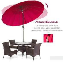 Parasol d'extérieur, support et base - A - Voir 4