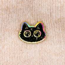 “别回头，你不会走那条路”珐琅徽章胸针，时尚配饰胸针，女士服装装饰礼品 - 彩色 - 查看 8