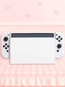 1pc Black Protective Case Suitable For Nintendo Switch, OLED Switch And Switch Console, Made Of Soft TPU Material, No Need To Disassemble, Anti-Fall And Anti-Dust, Can Be DIY Graffiti, Ideal Gift Compatible With Switch Gamers, Elegant And Fresh Appearance Switch Protective Case - View 4