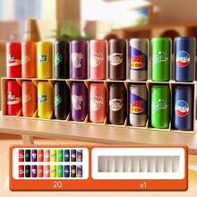 Bộ trò chơi xếp hình chai màu sắc 21 mảnh, bao gồm rèn luyện trí nhớ và tư duy logic - trò chơi chiến lược phối màu, gồm 20 chai màu sắc khác nhau và hộp đựng, thích hợp cho các buổi họp mặt gia đình, tiệc sinh nhật hoặc Halloween, giúp tăng cường trí nhớ và kỹ năng giải quyết vấn đề, hoàn hảo cho các trò chơi đồng đội và tư duy chiến lược. - Nhiều màu - Xem 12