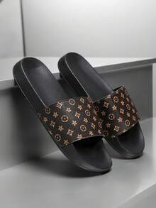 男士拖鞋，时尚韩版拖鞋，个性户外拖鞋，软底罗马沙滩休闲人字拖，沙滩凉鞋，室内拖鞋 - 218棕色 - 查看 2