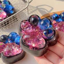 1 đồ chơi bóp 5x4 inch, đồ chơi mềm hình bàn chân mèo lớn, đồ chơi bóp giảm căng thẳng dễ thương, đồ chơi nhồi Pinata, quà tặng cho trẻ em và người lớn - Nhiều màu - Xem 5