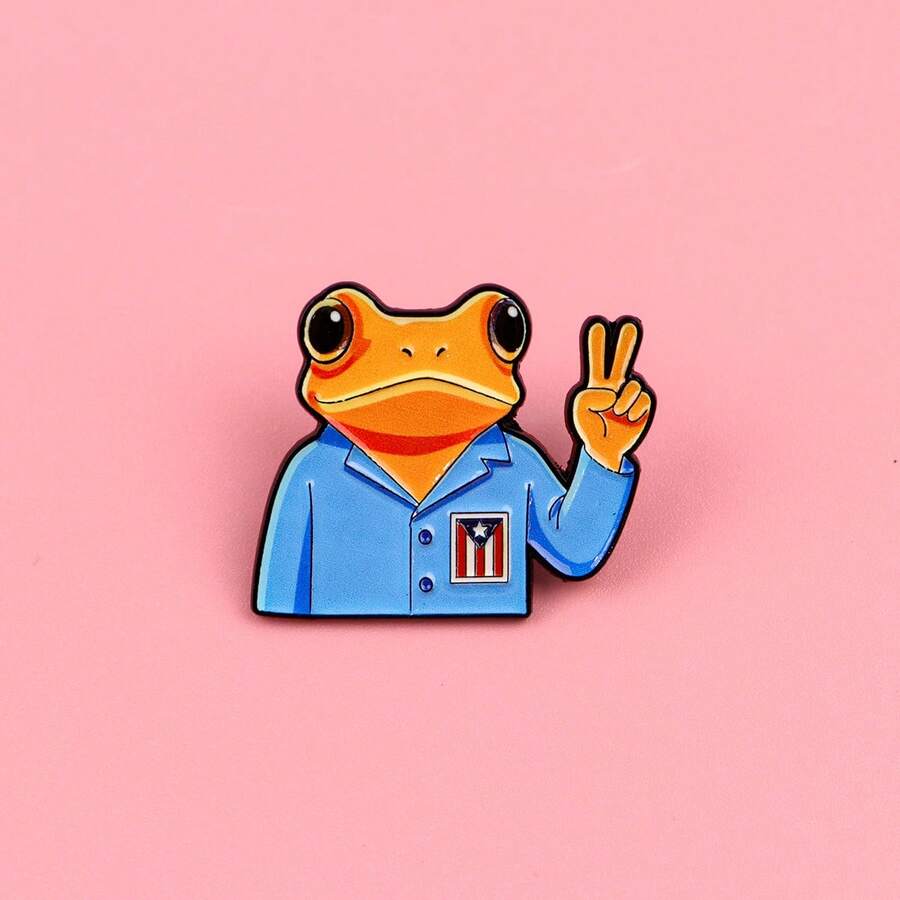 “别回头，你不会走那条路”珐琅胸针/翻领别针/徽章/背包别针/女士胸针/服装礼物/珠宝/时尚配饰