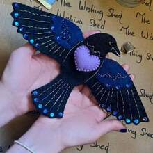 Ravens Keepsake Guardian Of Stitches Sewing Supplies - A - View 2