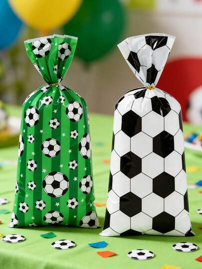 25/50pcs Football Birthday Party Wedding Gift Wrapping Gift Bag Candy Bag, Football Design Sweet Bags Gift Bags For Birthday Party Gender Reveal Party Gift Decorations, 1st Birthday Party Gift Bags Candy Bags, Happy Birthday Party Gift Wrapping Supplies,Birthday Party Table Decoration Candy Bag,Gender Reveal Decor,Babe Shower Decor,1st Birthday Gift,Football Decor