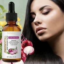 三合一生物素迷迭香护发油，生物素迷迭香洋葱护发油，保湿护发精华，强韧发丝，热保护，预防分叉，修复受损发质，抚平毛躁，夜间滋养，情人节护发礼品 - 正裝 - 查看 7