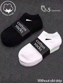 20/10/5/3/1 Đôi tất cotton nam, tất ngắn, tất tàng hình, thiết kế chống trượt hai lớp, màu trắng, đen, cổ thấp, tất mắt cá chân, thấm hút mồ hôi, mềm mại và thoáng khí, phù hợp cho công sở, thường ngày, ở nhà, thể thao, sinh viên, mọi mùa, giao màu ngẫu nhiên. - Nhiều màu - Xem 3
