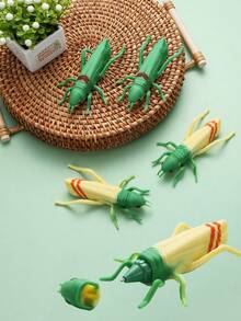 Pack Of 2 Creative Simulated Locust Ballpoint Pens, Student Gel Pens With Silicone Casing. Writing Pens, Signature Pens, Student Writing Supplies, Back-To-School Gift, Student Gift, Simulated Insect Pens. - Locust Ballpoint Pen - View 2