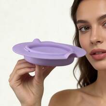 1 st återanvändbar silikonvaxvärmare, non-stick vaxvärmare, lätt att rengöra, lämplig för hemmaspa, smältning av vaxbönor - Blåröd - Visa 8