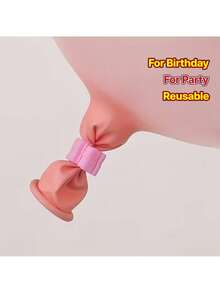100 Stück bunte Plastik-Ballonclips - Schnelle Verschluss-Accessoires für Partydekorationen, Hochzeiten, Geburtstage und andere Anlässe - Mehrfarbig - Übersicht 9