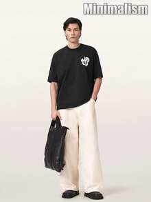 Orlando Logo Print Oversized T-Shirt - màu đen - Xem 5