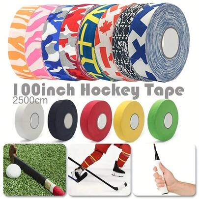 1 Roll Heavy Duty Adhesive Ice Hockey Tape, Suitable For Ice Hockey, Field Hockey, Roller Hockey Stick Repair, Also Can Be Used For Sports Shoes