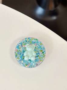 1个创意小熊造型闪光手机支架，可作桌面支架使用 - 彩色 - 查看 13