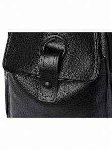 2026 女士休闲双肩包 设计师款高品质真皮女士单肩包 奢华书包 大容量背包 日常使用 - 黑色 - 查看 10