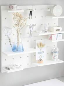 1pc Creative Wall-Mounted Display Rack, No Drilling Required, Wall Organizer Shelf For Collectibles - Storage Rack - View 4