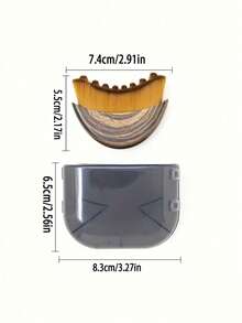 2件/套淋巴塑形面部及身体刷具套装和不锈钢面部刮痧板套装，淋巴引流按摩器，适用于面部、下巴和下颌线塑形，面部按摩工具套装，紧致肌肤刮痧板，美容工具，护肤工具 - 彩色 - 查看 11
