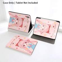 1pc Flip Cover Tablet Desk Protective Case With Pen Slot, Compatible With Honor Pad 8/9/10, Honor GT 11.5inch/X7/X8A/X9/X8Pro/X9Pro/V9/V8 Pro, MatePad SE 11inch/MatePad 11inch/11.5inch, MatePad Pro, Apple 10th Gen/ 11 2025 (A16), A9/A9+/A11/S11/S10 FE+, Auto Sleep/Wake Function, Suitable For Back To School, Valentine's Day, Holiday Gifts - Multicolor - View 7