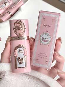 Gege Bear 1 pieza Rubor líquido mate, contorneado facial, de larga duración, ligero, rubor de maquillaje natural desnudo - Multicolor - Ver 7