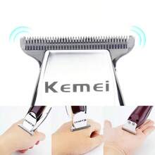 Kemei 1个KM-9163电动理发器，USB充电式无线理发器，便携式家用小型理发机，适合作为送给男友或父亲节的礼物 - 彩色 - 查看 8