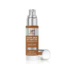 IT Cosmetics 焕肤粉底液 + 护肤 #51 暖色调 30毫升/1盎司 | 全效遮瑕粉底液，兼具护肤功效，打造自然透亮妆容 | 持妆12小时，均匀肤色，遮盖瑕疵 | 蕴含透明质酸和抗氧化剂等保湿成分 - Rich Warm 51 - 查看 1